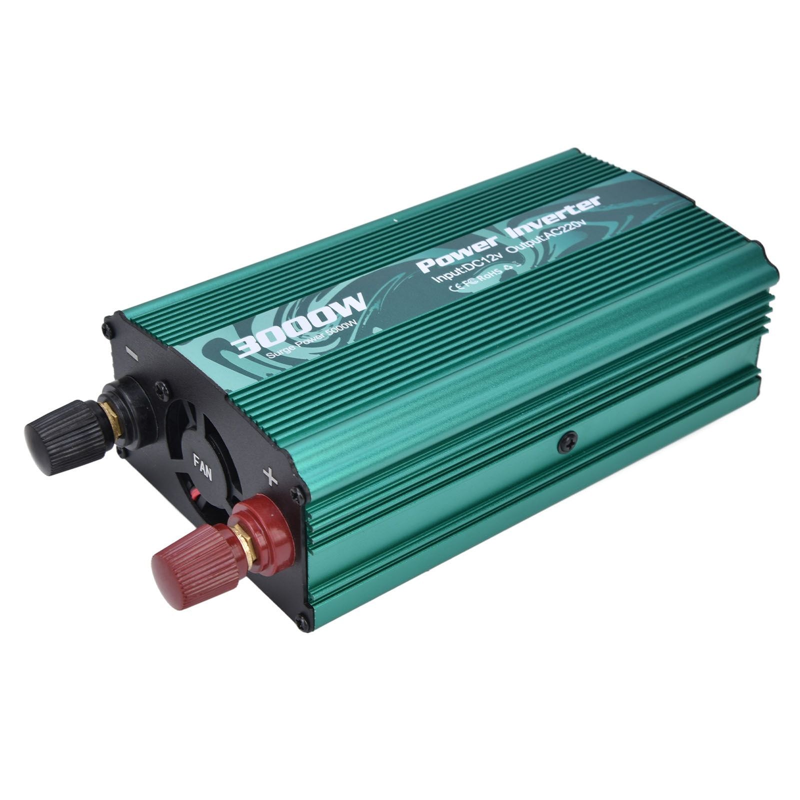 3000W Inverter Safe Modified Sine Wave Intelligent Power Converter for Refrigerator Induction Cooker DC12V to AC220V
