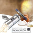 Manual Press Pasta Machine Stainless Steel Hand Wringing Noodles Making Machine with 5 Noodle Mould