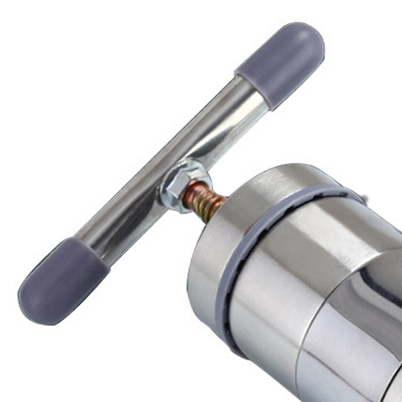 Manual Press Pasta Machine Stainless Steel Hand Wringing Noodles Making Machine with 5 Noodle Mould