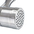 Manual Press Pasta Machine Stainless Steel Hand Wringing Noodles Making Machine with 5 Noodle Mould