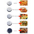 Manual Press Pasta Machine Stainless Steel Hand Wringing Noodles Making Machine with 5 Noodle Mould