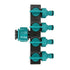 4 Way Water Splitter Garden Irrigation Watering Adapter Hose Connector for Garden Watering Lawn Maintenance European Faucet