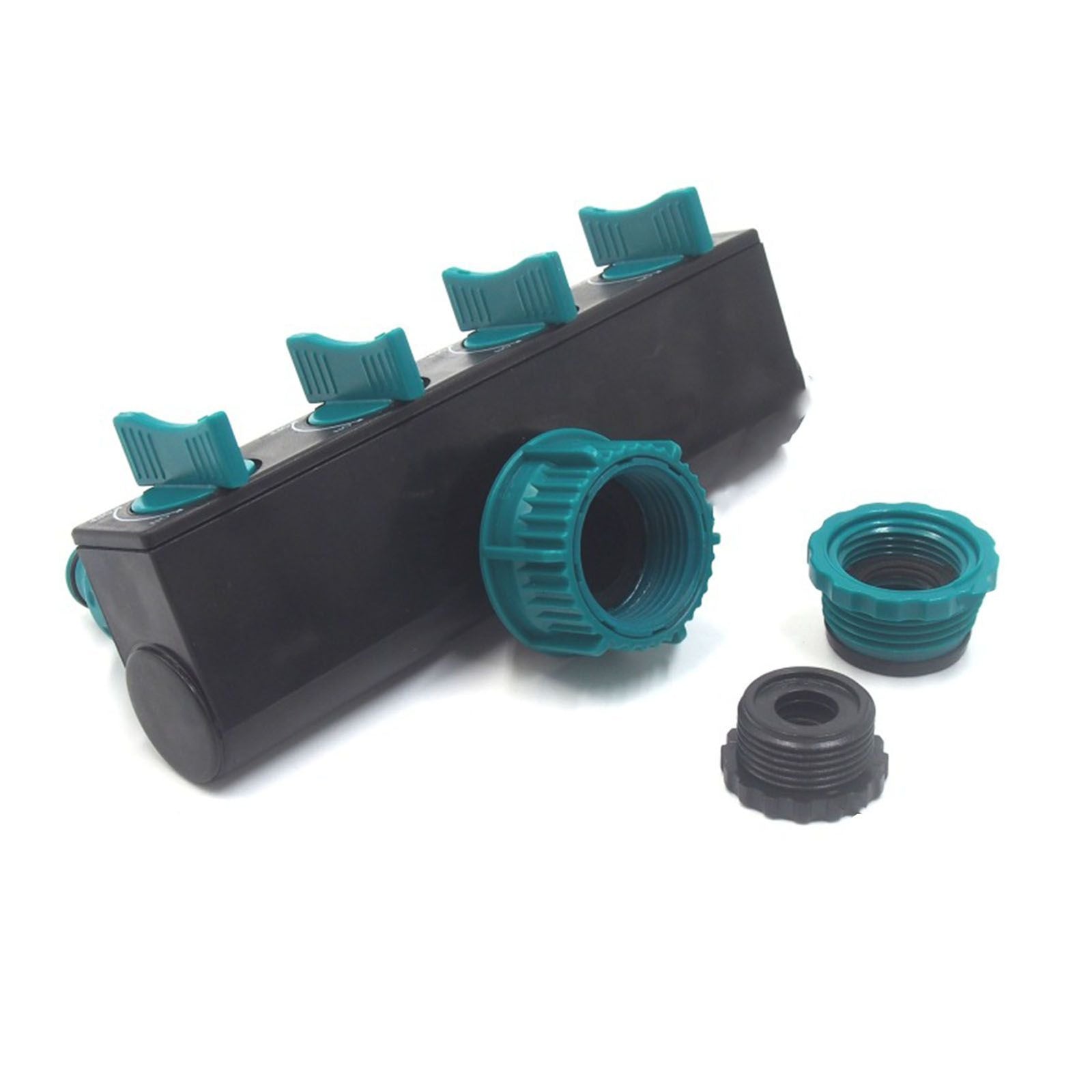 4 Way Water Splitter Garden Irrigation Watering Adapter Hose Connector for Garden Watering Lawn Maintenance European Faucet