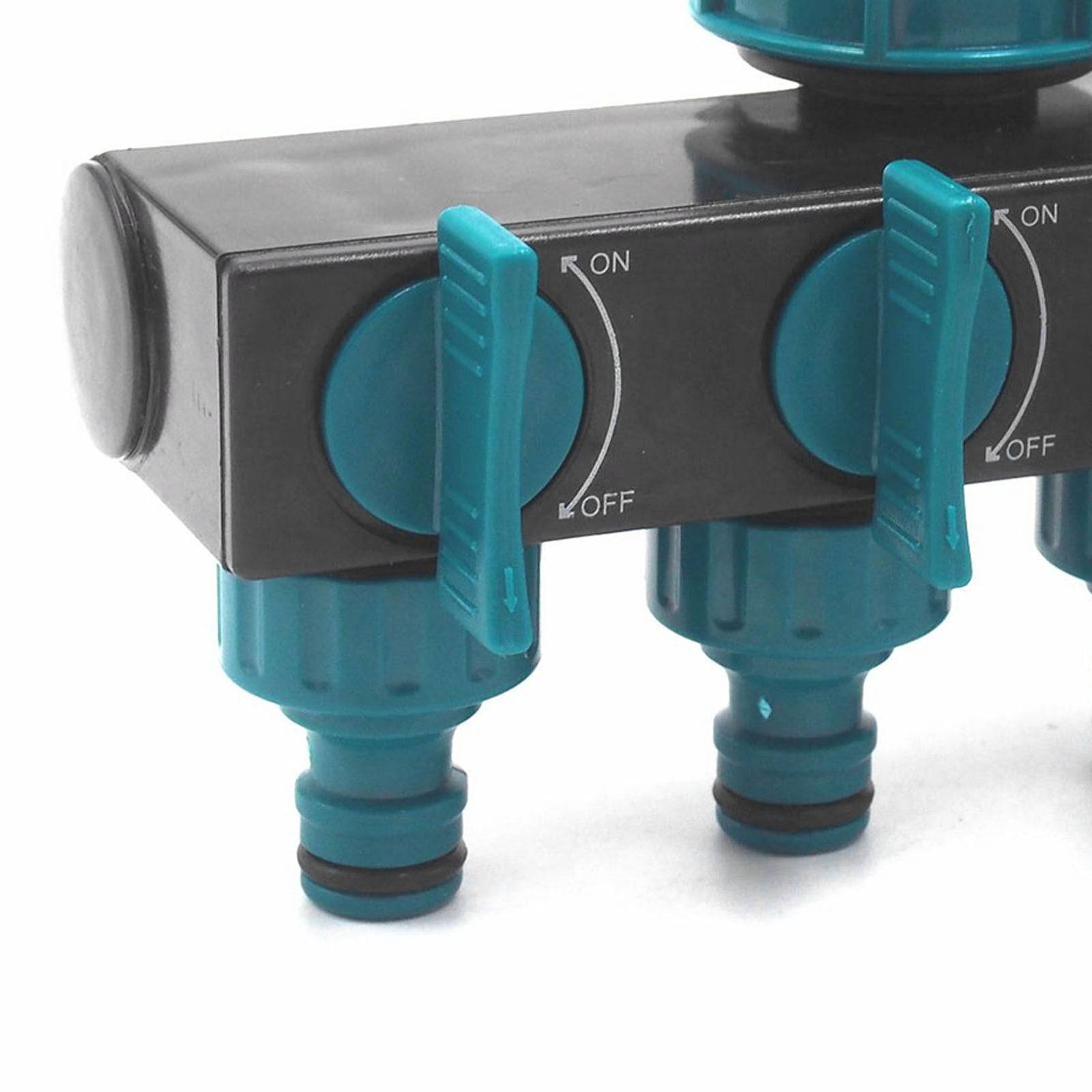 4 Way Water Splitter Garden Irrigation Watering Adapter Hose Connector for Garden Watering Lawn Maintenance European Faucet
