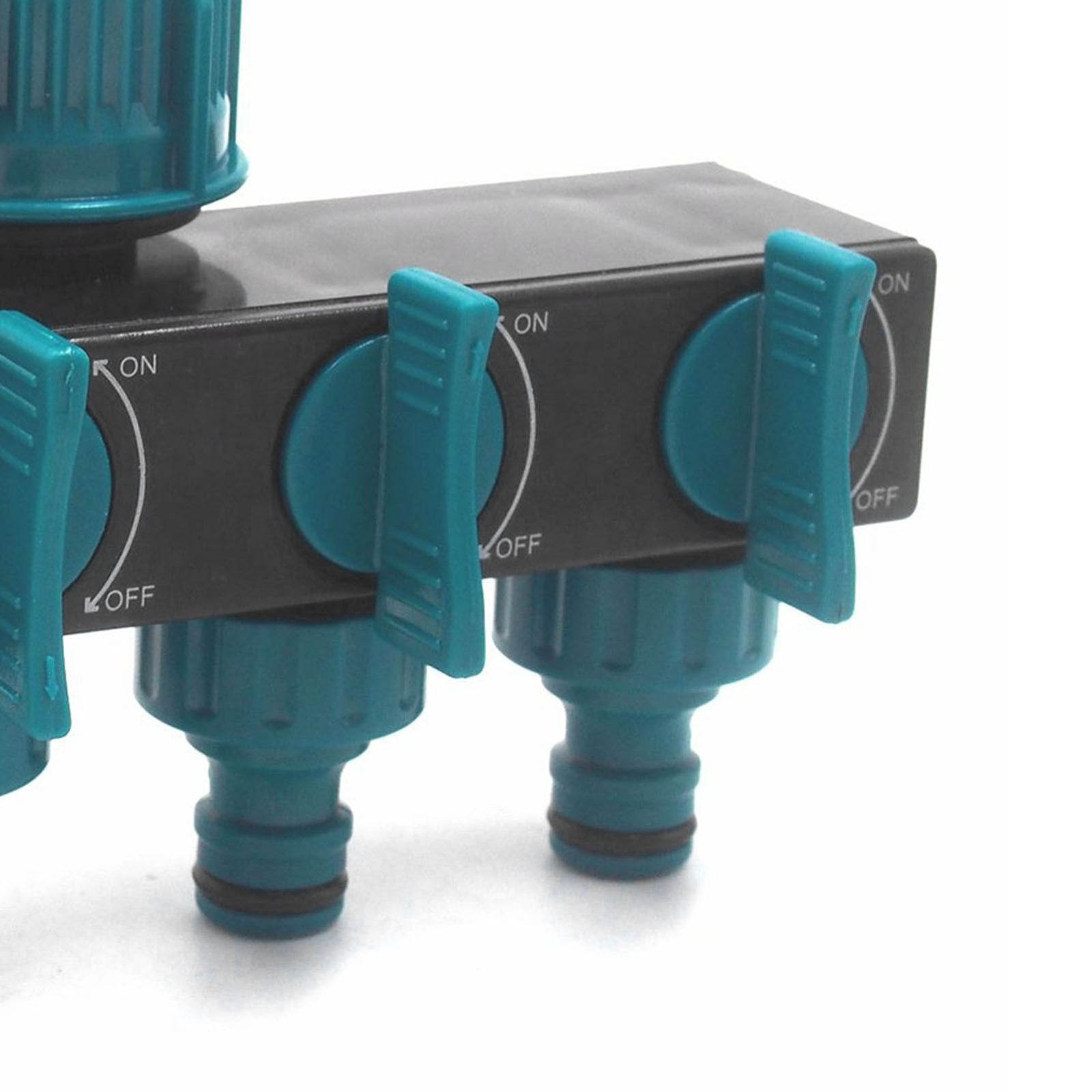 4 Way Water Splitter Garden Irrigation Watering Adapter Hose Connector for Garden Watering Lawn Maintenance European Faucet