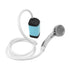 Portable Shower Camping Shower 3 Gears Adjustable Outdoor Camp Shower Pump Electric Rechargeable Portable Camping Shower Blue