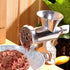 Manual Meat Grinder Aluminum Alloy Hand Crank Meat Vegetable Grinding Machine for Kitchen