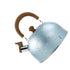 Water Kettle Stainless Steel Whistle Water Kettle Large Capacity Flat Bottomed for Gas Induction Cooker Boil Water 2L Blue