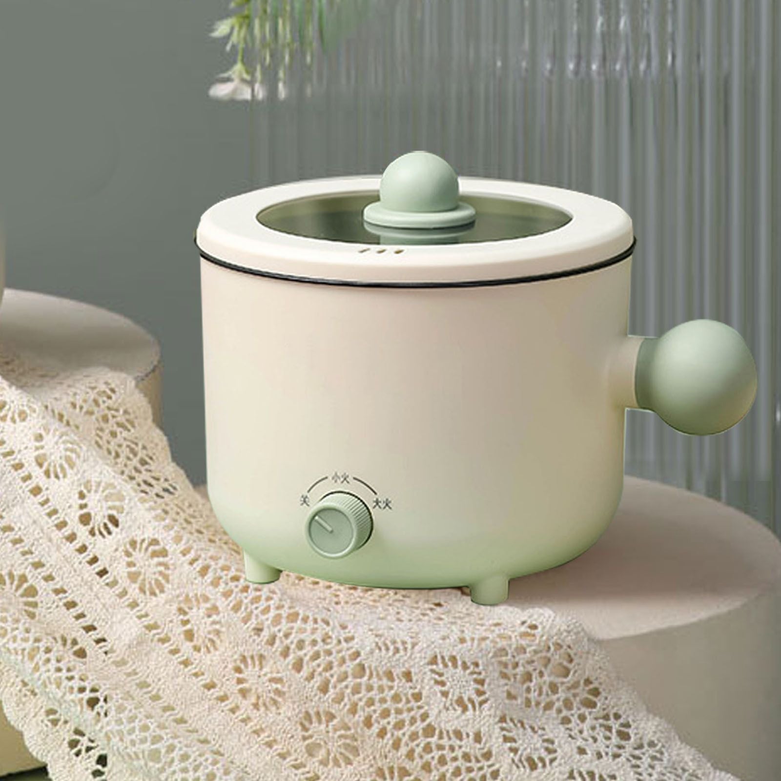Small Electric Cooker Mini Noodle Heating Pot Multifunctional for Student Dormitory Household AU Plug