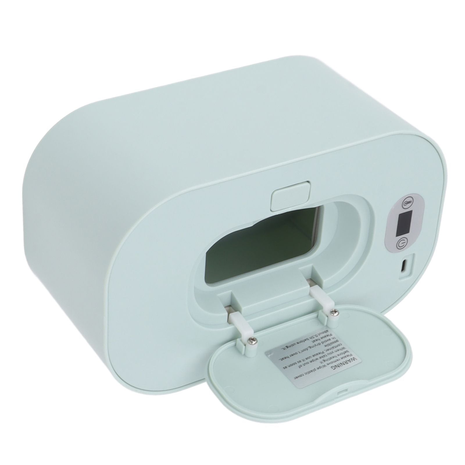 Baby Wipe Warmer USB Constant Temperature Portable Wipe Heater Temperature Adjustment Warm Keeper Dispenser 5V Green