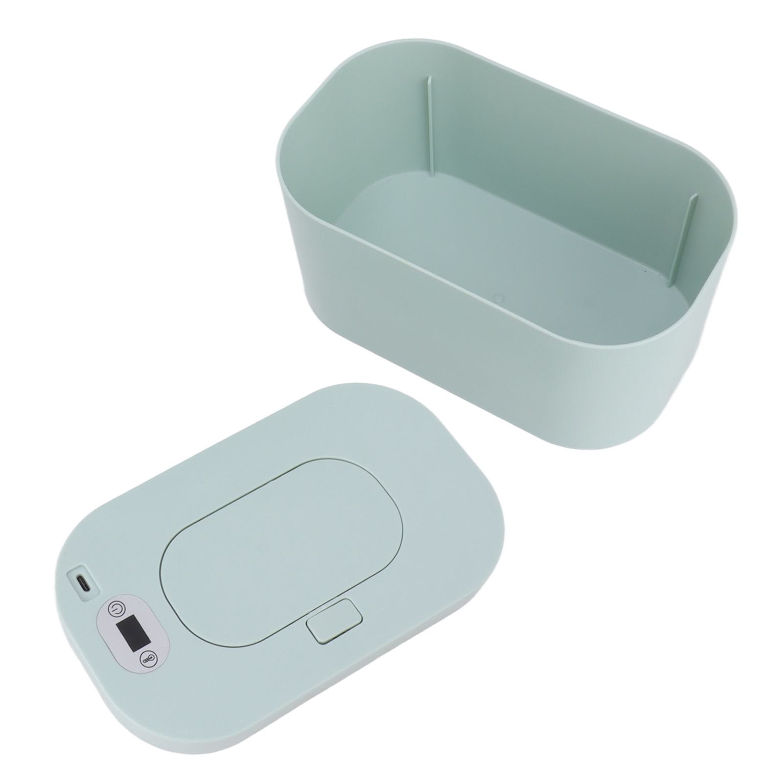 Baby Wipe Warmer USB Constant Temperature Portable Wipe Heater Temperature Adjustment Warm Keeper Dispenser 5V Green