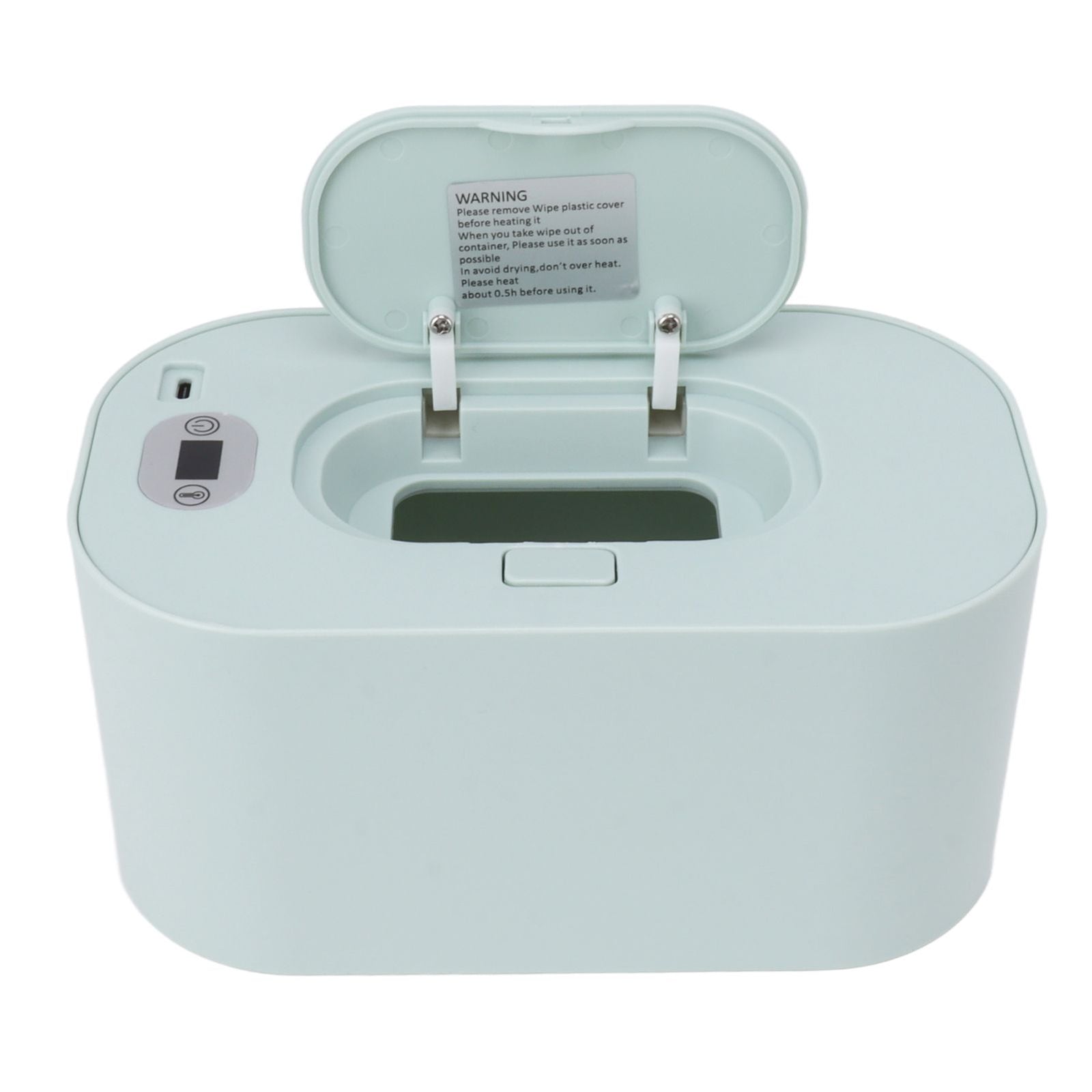Baby Wipe Warmer USB Constant Temperature Portable Wipe Heater Temperature Adjustment Warm Keeper Dispenser 5V Green