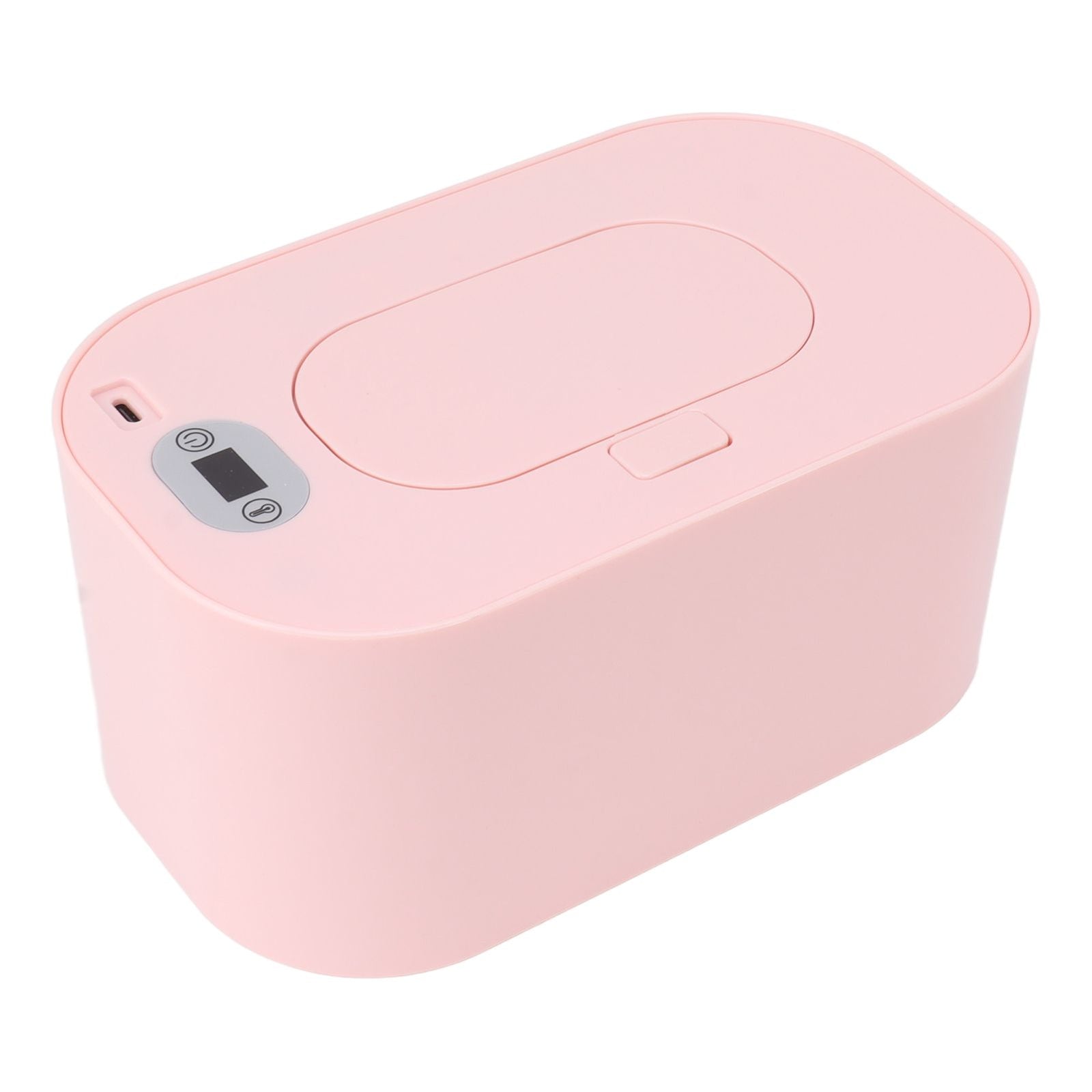 Baby Wipe Warmer USB Constant Temperature Portable Wipe Heater Temperature Adjustment Warm Keeper Dispenser 5V Pink