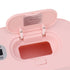 Baby Wipe Warmer USB Constant Temperature Portable Wipe Heater Temperature Adjustment Warm Keeper Dispenser 5V Pink