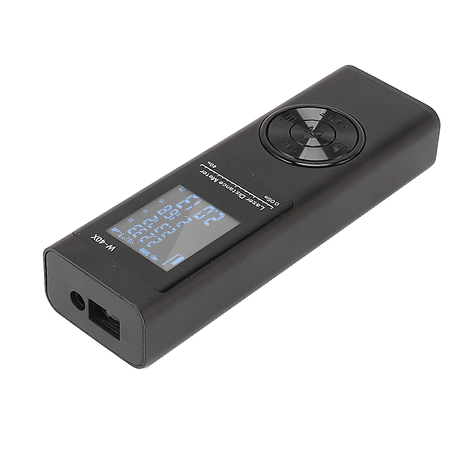 Laser Distance Meter High Accuracy Rechargeable 131ft Handheld Rangefinder with Electronic Level for Area Volume