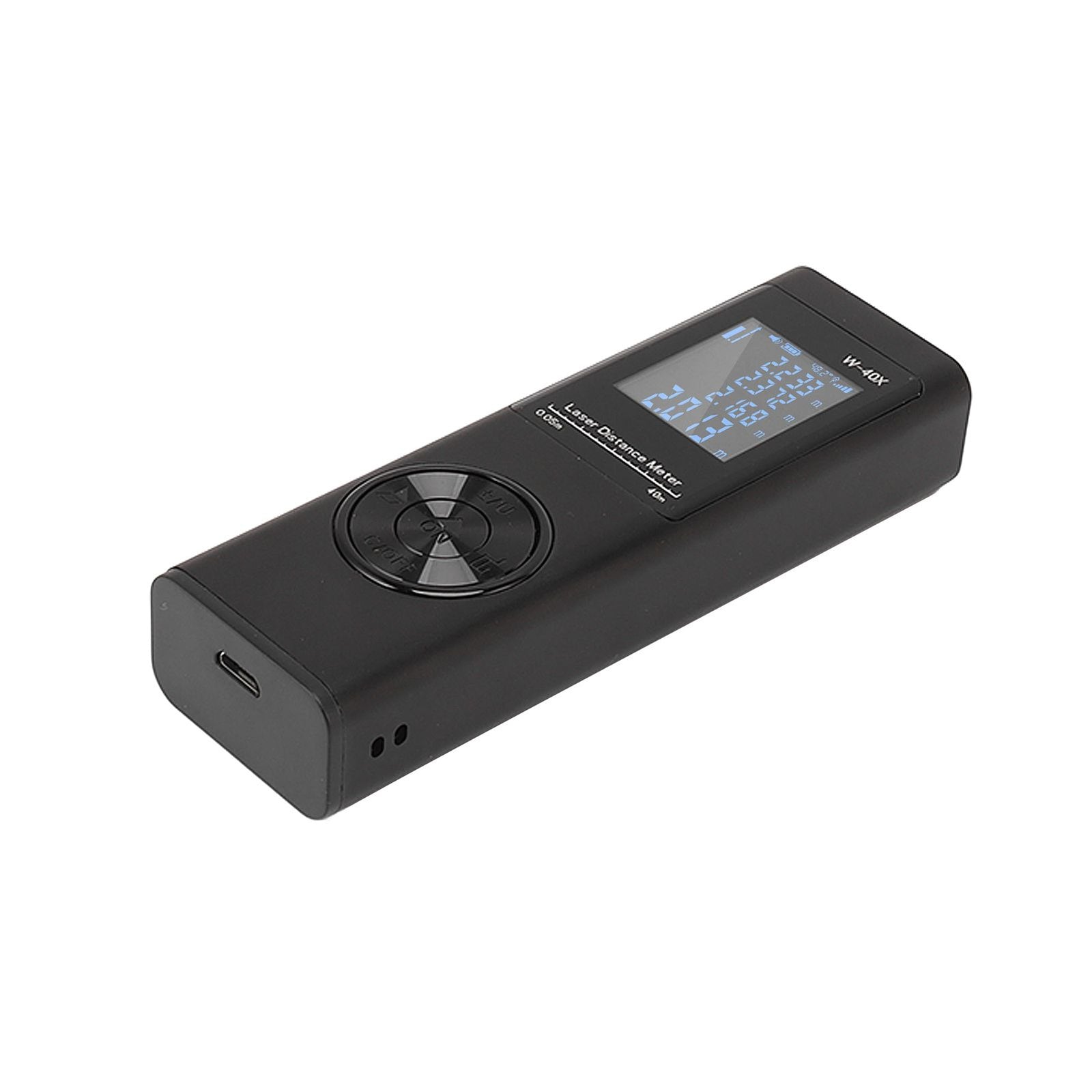 Laser Distance Meter High Accuracy Rechargeable 131ft Handheld Rangefinder with Electronic Level for Area Volume