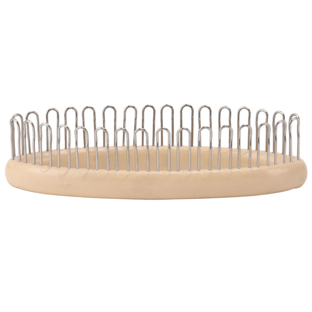 Knitting Loom Wooden Round Pocket Knitting Board DIY Weaving Craft Tool with Loom Pock Tool and Needle for Scarves Socks