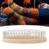 Knitting Loom Wooden Round Pocket Knitting Board DIY Weaving Craft Tool with Loom Pock Tool and Needle for Scarves Socks