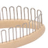 Knitting Loom Wooden Round Pocket Knitting Board DIY Weaving Craft Tool with Loom Pock Tool and Needle for Scarves Socks
