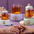 Portable Electric Kettle Stew Cup 450ML Health Cup Mini Slow Cooker Kettle Office Flower Teapot Split Tea Boiler AU Plug 220V