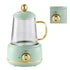 Portable Electric Kettle Stew Cup 450ML Health Cup Mini Slow Cooker Kettle Office Flower Teapot Split Tea Boiler AU Plug 220V Macaron 450ml