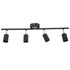 Tracking Lights Ceiling LED 4 60W Adjustable Angle Foldable Matte Black 4 Light Tracking Lighting for Bedroom Hotel 85‑265V