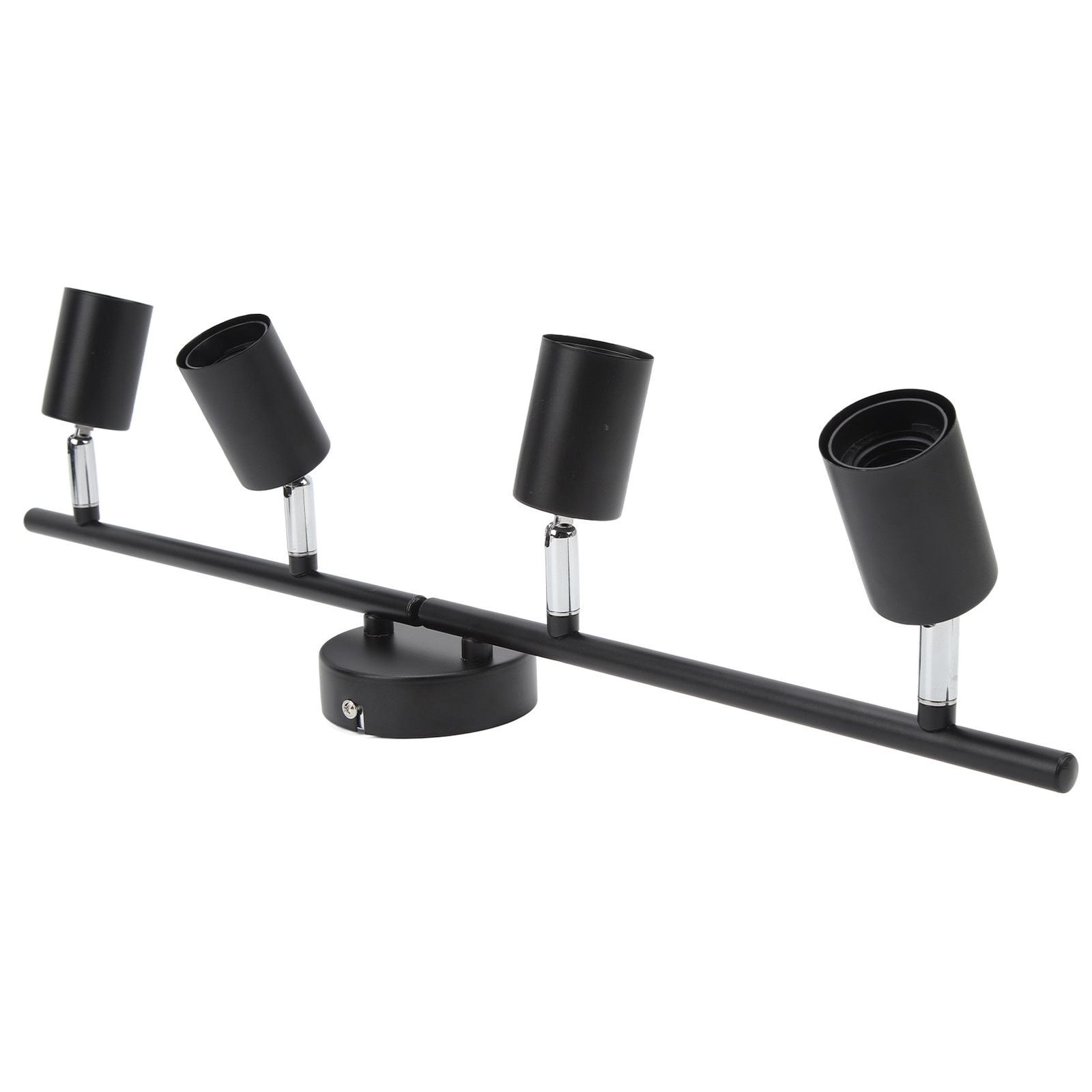 Tracking Lights Ceiling LED 4 60W Adjustable Angle Foldable Matte Black 4 Light Tracking Lighting for Bedroom Hotel 85‑265V
