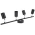 Tracking Lights Ceiling LED 4 60W Adjustable Angle Foldable Matte Black 4 Light Tracking Lighting for Bedroom Hotel 85‑265V