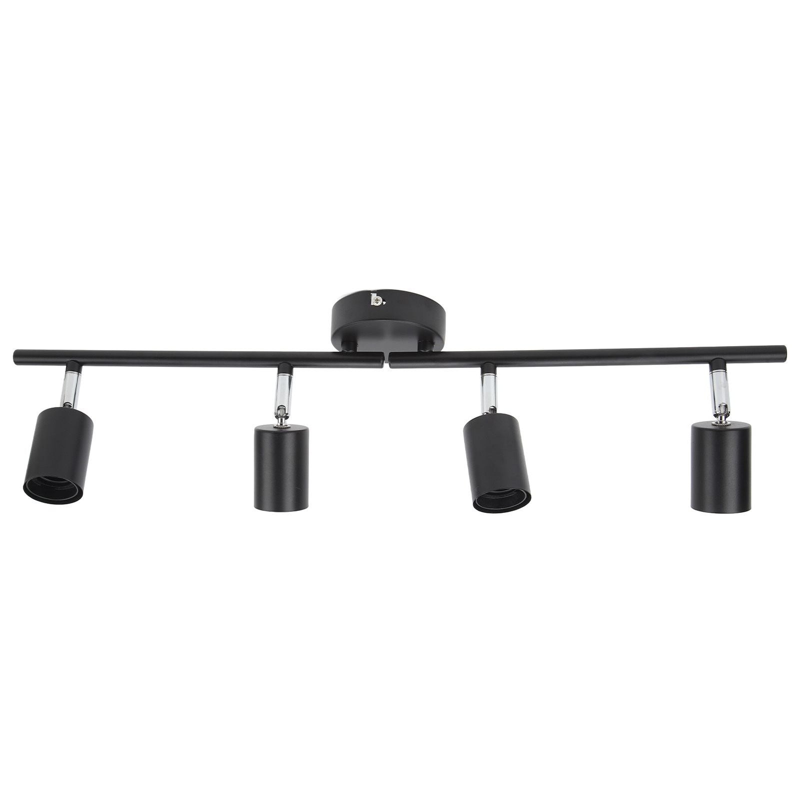 Tracking Lights Ceiling LED 4 60W Adjustable Angle Foldable Matte Black 4 Light Tracking Lighting for Bedroom Hotel 85‑265V