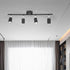 Tracking Lights Ceiling LED 4 60W Adjustable Angle Foldable Matte Black 4 Light Tracking Lighting for Bedroom Hotel 85‑265V