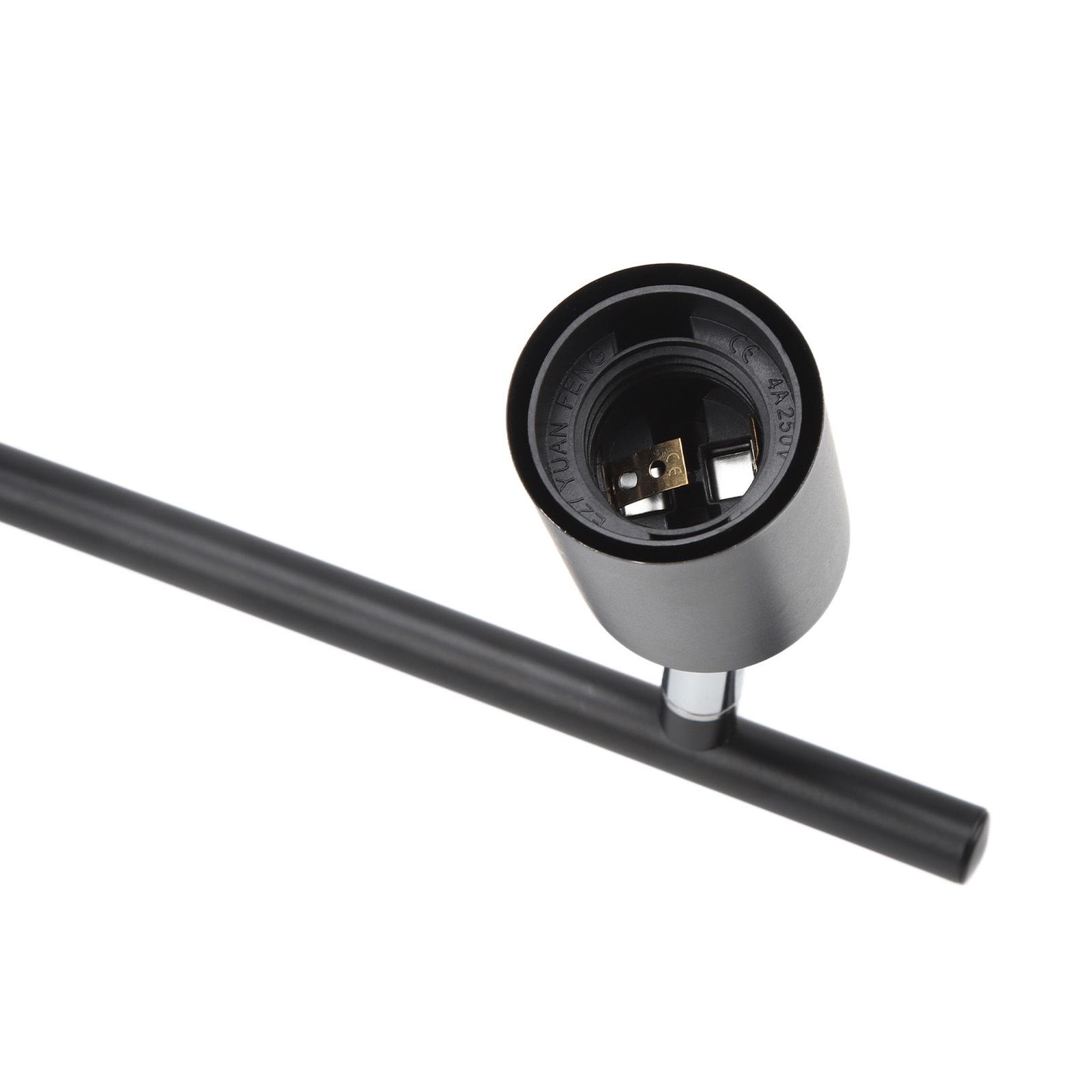 Tracking Lights Ceiling LED 4 60W Adjustable Angle Foldable Matte Black 4 Light Tracking Lighting for Bedroom Hotel 85‑265V