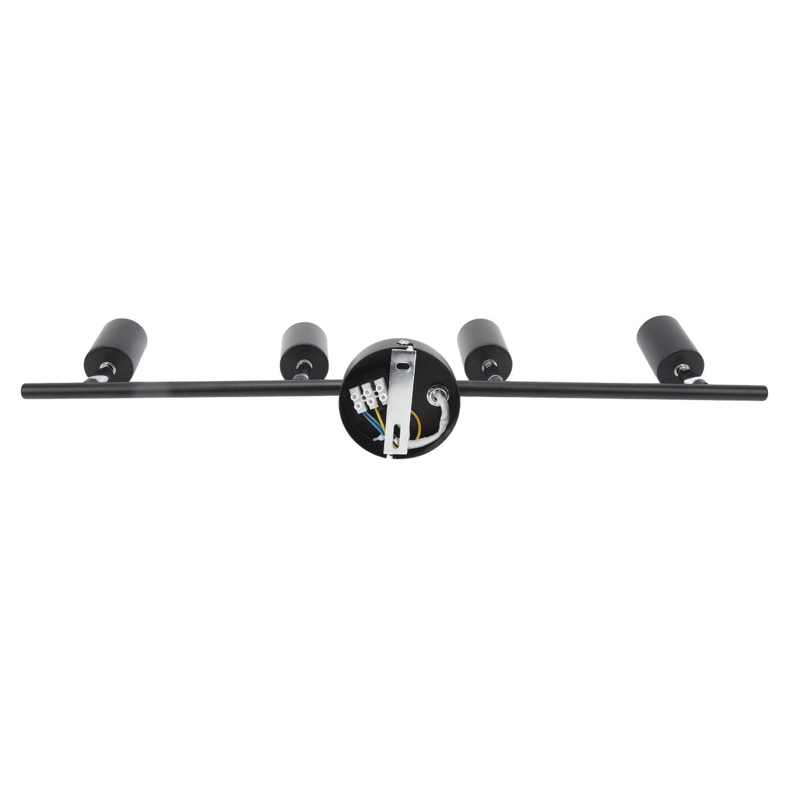 Tracking Lights Ceiling LED 4 60W Adjustable Angle Foldable Matte Black 4 Light Tracking Lighting for Bedroom Hotel 85‑265V