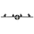 Tracking Lights Ceiling LED 4 60W Adjustable Angle Foldable Matte Black 4 Light Tracking Lighting for Bedroom Hotel 85‑265V