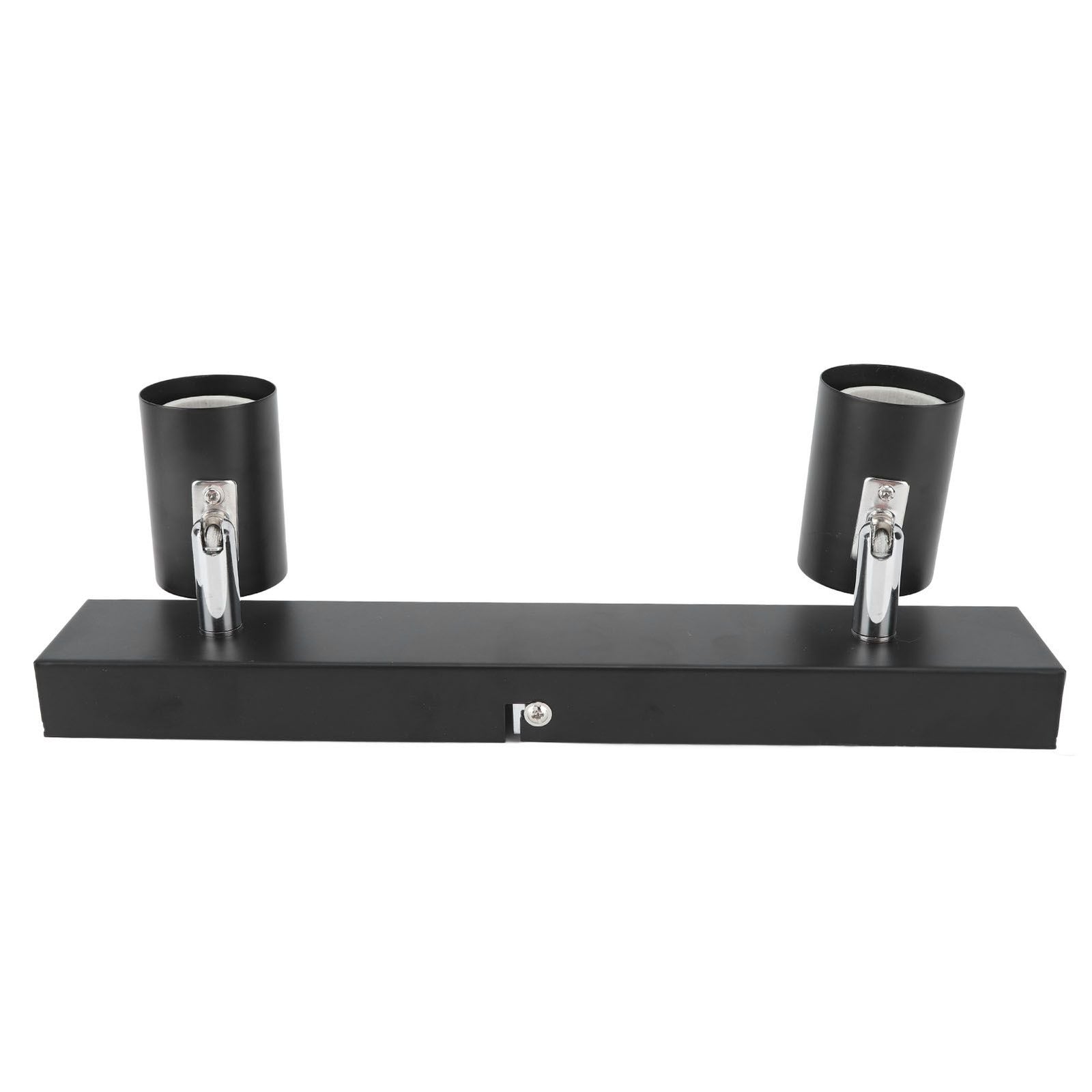LED Track Light Two Bulb Fixed Rail with Rotating Heads Ceiling Track Light Fixtures for Kitchen Cabinet Hall