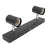 LED Track Light Two Bulb Fixed Rail with Rotating Heads Ceiling Track Light Fixtures for Kitchen Cabinet Hall