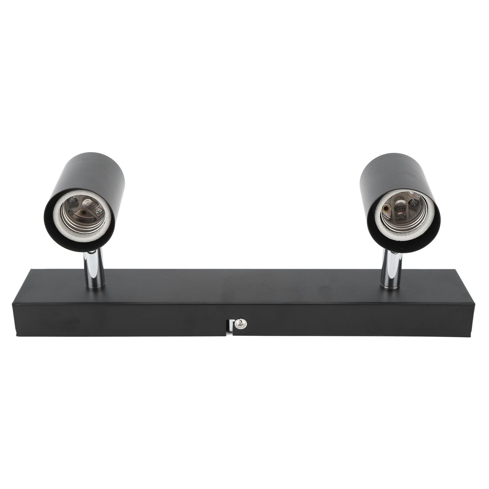 LED Track Light Two Bulb Fixed Rail with Rotating Heads Ceiling Track Light Fixtures for Kitchen Cabinet Hall