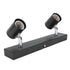 LED Track Light Two Bulb Fixed Rail with Rotating Heads Ceiling Track Light Fixtures for Kitchen Cabinet Hall