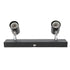 LED Track Light Two Bulb Fixed Rail with Rotating Heads Ceiling Track Light Fixtures for Kitchen Cabinet Hall