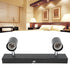 LED Track Light Two Bulb Fixed Rail with Rotating Heads Ceiling Track Light Fixtures for Kitchen Cabinet Hall