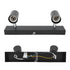 LED Track Light Two Bulb Fixed Rail with Rotating Heads Ceiling Track Light Fixtures for Kitchen Cabinet Hall