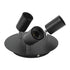 Ceiling Spotlight Holder 3 Head Rotating Lamp Base Ceiling Lamp Holder E27 Track Light Holder for Kitchen Bedroom 85‑265V