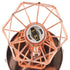 Swing Arm Wall Lamp 350 Degree Rotary Cage Shade Iron E14 Wall Lamp Holder for Rose Gold 85‑265V