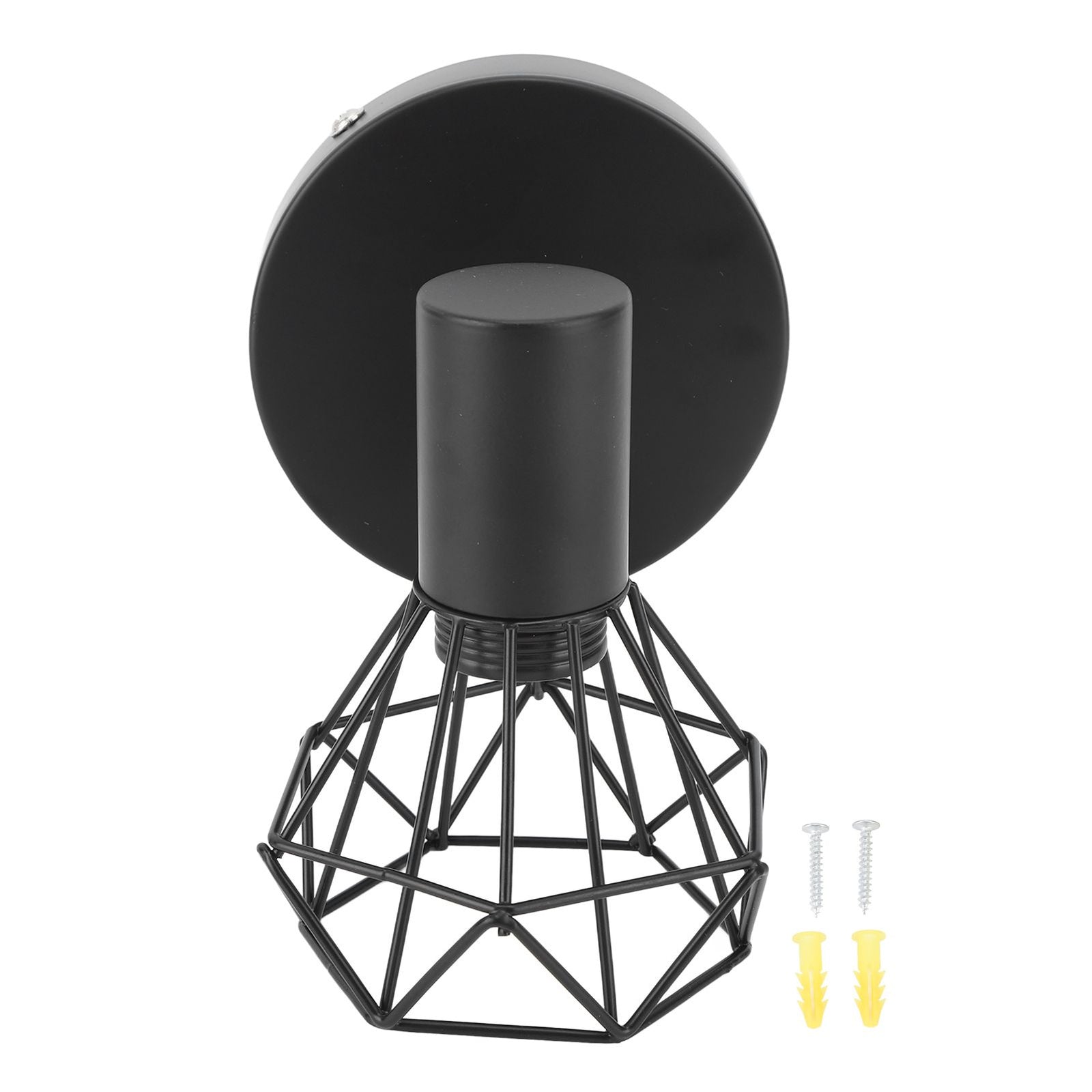 Adjustable Lamp Holder Industrial Black E14 Wall Mounted Light Bulb Holder for Bedside Reading Study Light