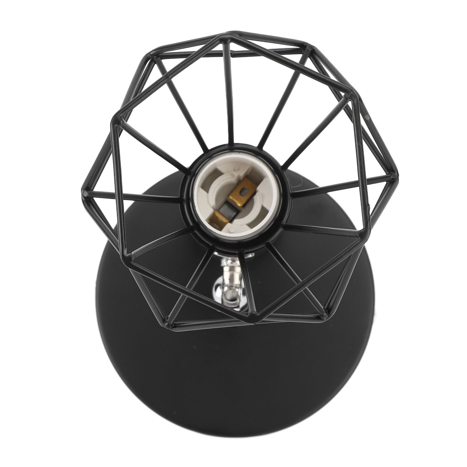 Adjustable Lamp Holder Industrial Black E14 Wall Mounted Light Bulb Holder for Bedside Reading Study Light