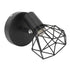 Adjustable Lamp Holder Industrial Black E14 Wall Mounted Light Bulb Holder for Bedside Reading Study Light