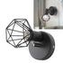 Adjustable Lamp Holder Industrial Black E14 Wall Mounted Light Bulb Holder for Bedside Reading Study Light