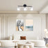 3 Light Track Lighting Kit Rotatable Heads Matte Black Finish Modern Fashionable Ceiling Spotlight 85‑265V