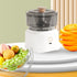 Electric Meat Chopper Grinder Blender Multifunctional Stainless Steel Blades Efficient Safe Food Blender for Kitchen White