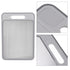 Double Sided Cutting Board Rapid Thawing and Grinding Plate with Knife Sharpener for Kitchen Grey