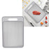 Double Sided Cutting Board Rapid Thawing and Grinding Plate with Knife Sharpener for Kitchen Grey